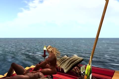 Coming Home Form A Fishing Trip And Find Your Partner Floating On A Raft Which Makes u juicy En The Rest Is As It Is.