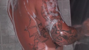 Shower Encounters - Sebastian young with Horus fascinating anal pound