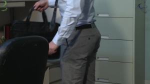 Office Party Regrets - Rocco Reed with Liam Magnuson ass Nail