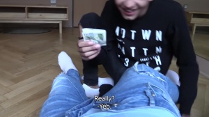 young Czech guy bonks in his sister's room