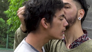 Latin Leche: Kissing each other porn