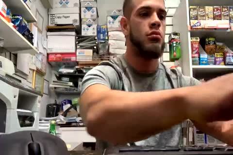 yummy guy Cums At Work (gasstation)