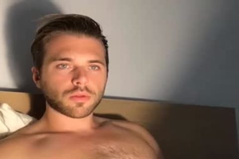 stylish man Bathing In Live