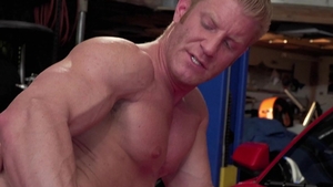 Falcon Studios - Bodybuilder Nate Stetson and Johnny V rimming