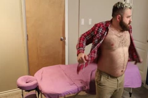 4 Handed Bear Massage Ends With A Proper banging