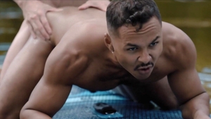 FalconStudios - Latino bodybuilder demonstrates big butt