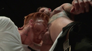 Raging Stallion: Tattooed & tight bodybuilder rimming