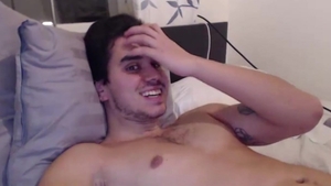 Muscled swedish hunk masturbating video