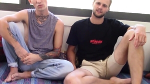 AmateursDoIt - Inked Dennis blond gets plowed sex tape