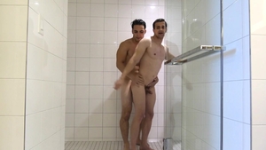 GayRoom - Ollie together with Erik Andrews good fucking