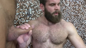 ClubBangBoys - Handjob accompanied by brunette