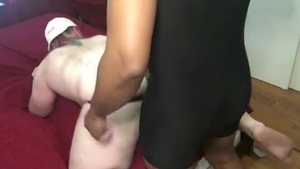 large White arse fucked By large darksome arse